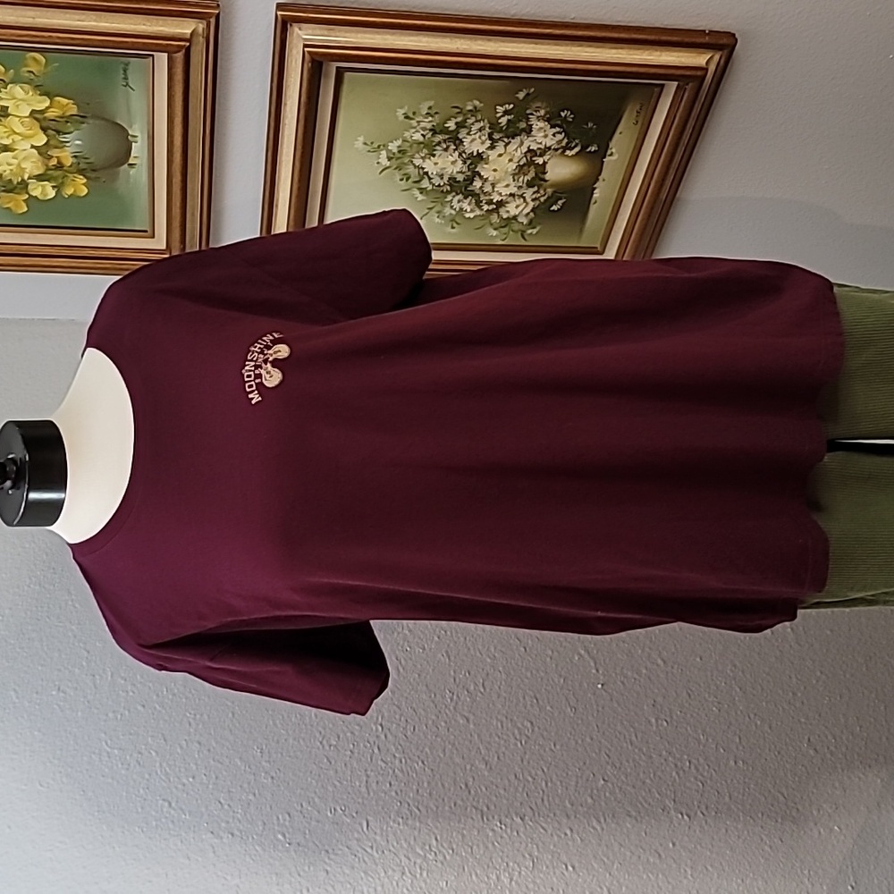 Moonshine Spirit Maroon tee Size XL by Brad Paisley guitar men's - Picture 3 of 11